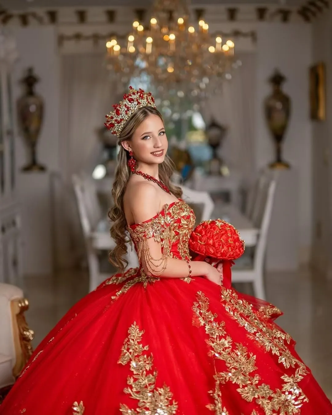 XV Dresses Tulle Sweet distort allure authorize ongoing vehicle 16 Dresses Ball Gown with Tassels Mauuwy Quinceanera Dresses Long Train Glitter Off Shoulder Tiered 