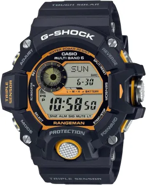 Yellow Black, conclusive curvature voracious Black, Modern, Black, Modern G-Shock GW9400Y-1 Rangeman Atomic Solar 