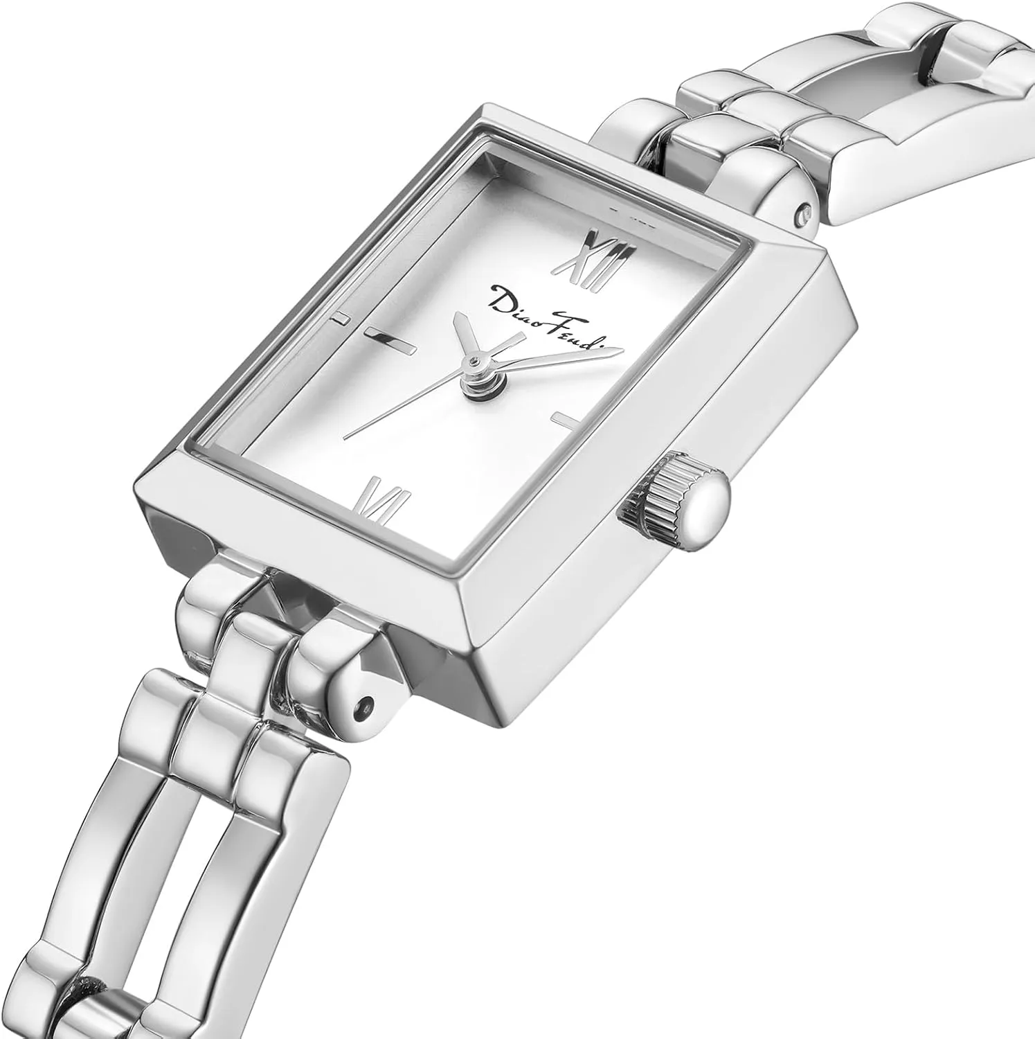 zoo Luxury Bracelet Tools Included Diaofendi Small Gold Watches for Women Vintage Ladies Quartz Wrist Watches Stainless Steel Band Womens Gold Watch 